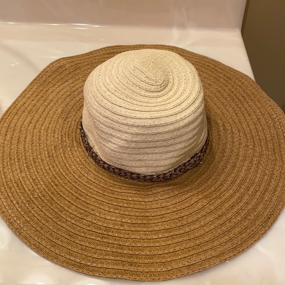 Rampage Accessories - Wide Brim Straw Hat